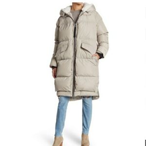NWT Avec Les Filles Faux Shearling Lined Coat Sz M